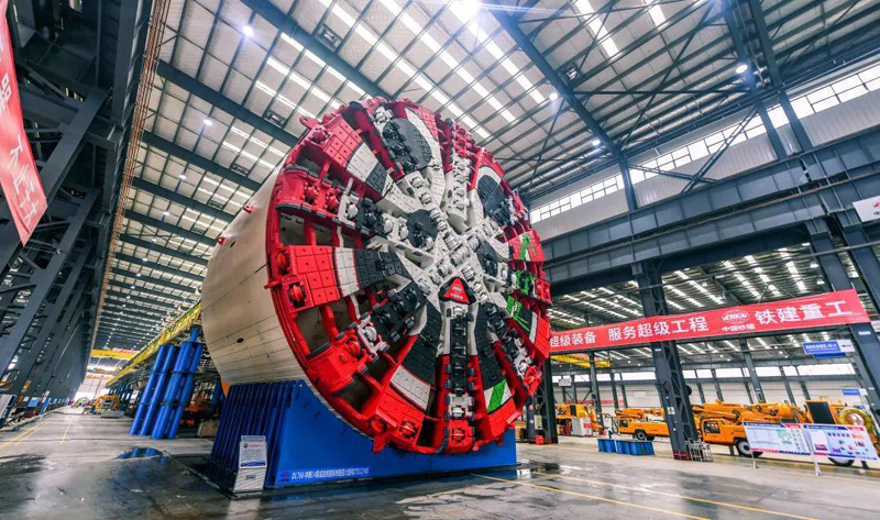 Запущена работа китайского тоннелепроходческого комплекса "Панда"