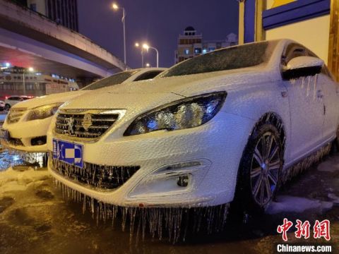 Ледяной дождь прошел в городе Харбин