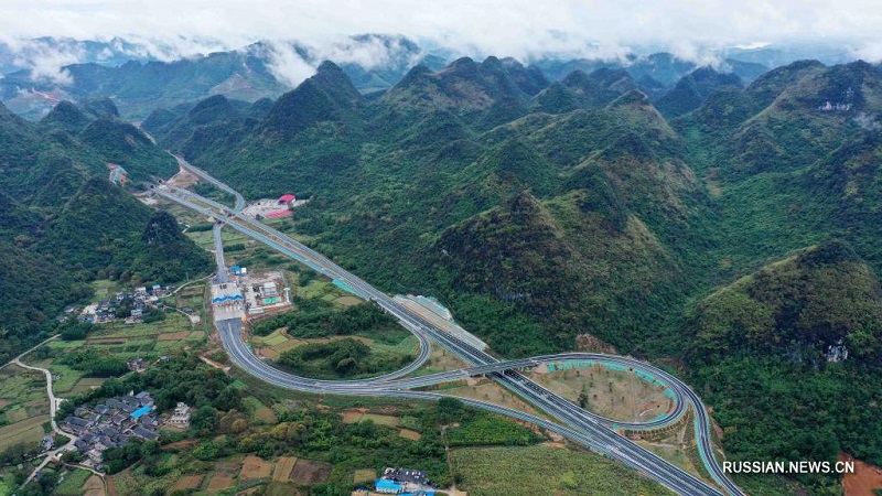 В Гуанси завершено строительство нового скоростного шоссе Гуйлинь -- Лючэн