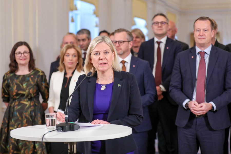Премьер-министр Швеции М. Андерссон объявила о формировании нового правительства