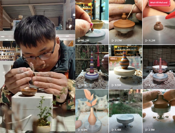«Мастерство на кончиках пальцев» китайского художника-керамиста привлекло внимание 45 млн пользователей TikTok