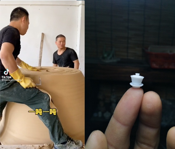 «Мастерство на кончиках пальцев» китайского художника-керамиста привлекло внимание 45 млн пользователей TikTok