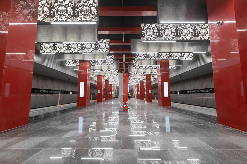 Запущен первый участок метрополитена в Москве, построенный при участии китайского предприятия
