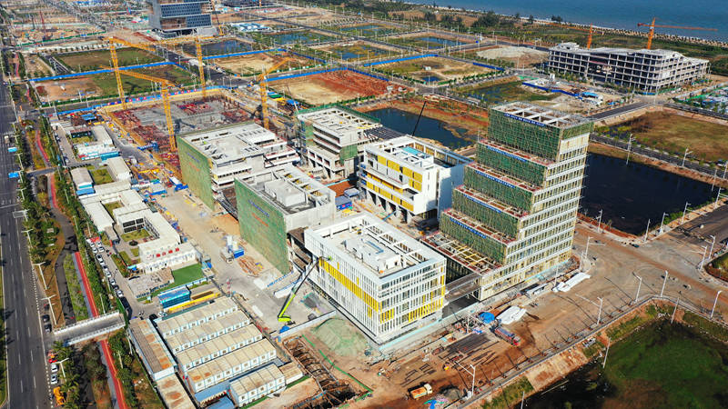 Строительство Финансового центра Хайкоу будет завершено в январе 2022 г. 