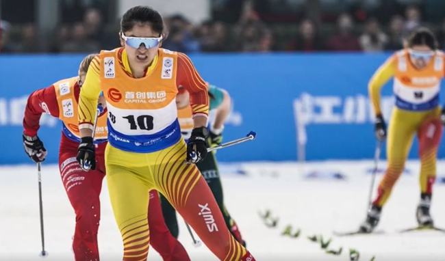 Уйгурская лыжница Динигир зажгла огонь  XXIV Олимпийских игр