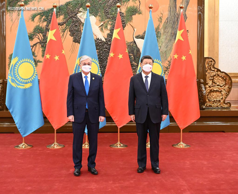 Си Цзиньпин встретился с президентом Казахстана Касым-Жомартом Токаевым
