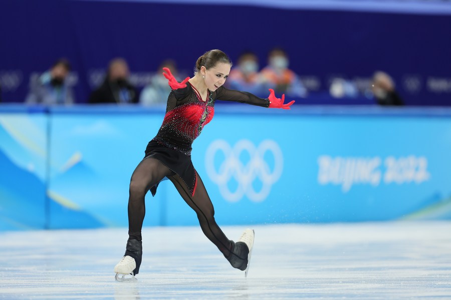 Российская фигуристка К. Валиева заявила, что эмоционально устала из-за допинг-скандала на Олимпиаде