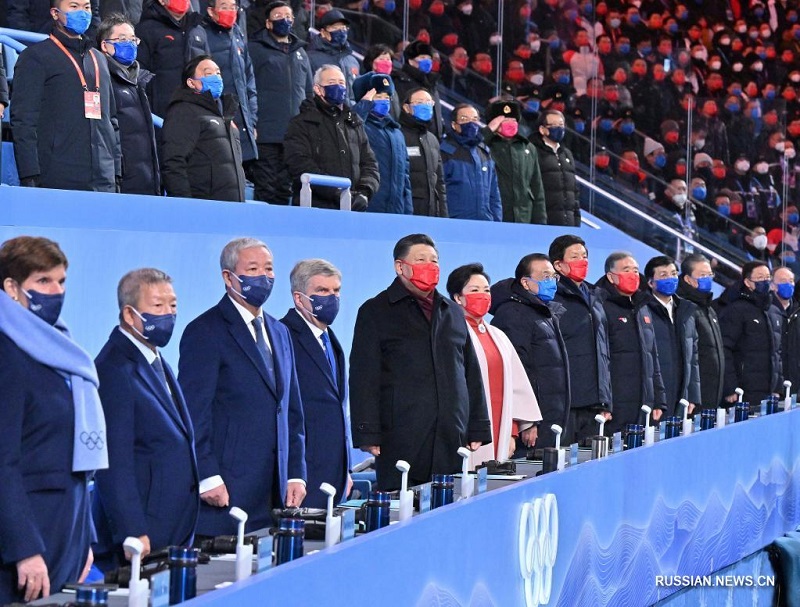 Си Цзиньпин принял участие в церемонии закрытия зимних Олимпийских игр в Пекине