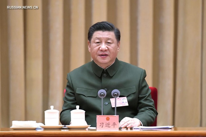  Си Цзиньпин присутствовал на пленарном заседании делегации НОАК и Народной вооруженной полиции Китая