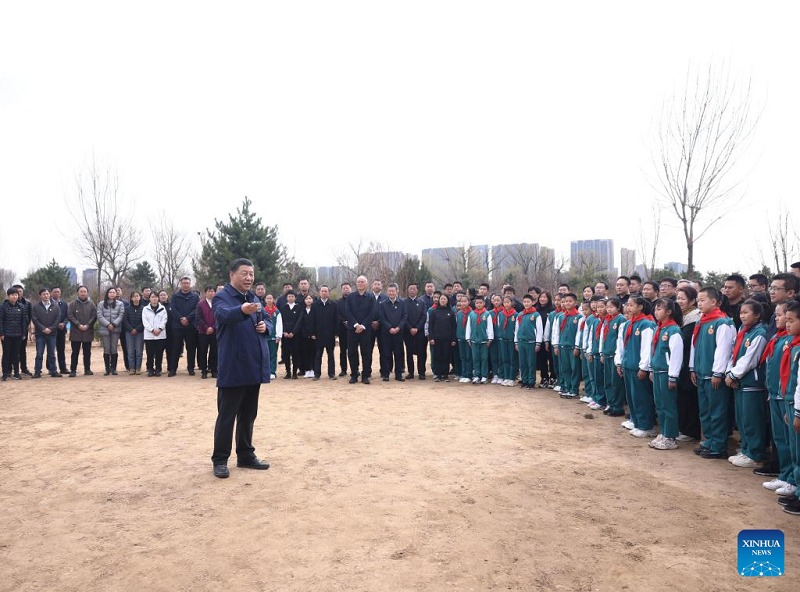 Си Цзиньпин принял участие в мероприятии по посадке деревьев в Пекине