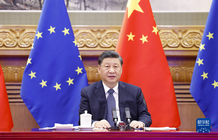 Си Цзиньпин призвал Китай и ЕС привнести стабилизирующие факторы в неспокойный мир
