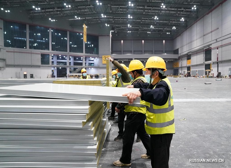 Национальный выставочный и конференц-центр в Шанхае станет самой большой модульной больницей в городе