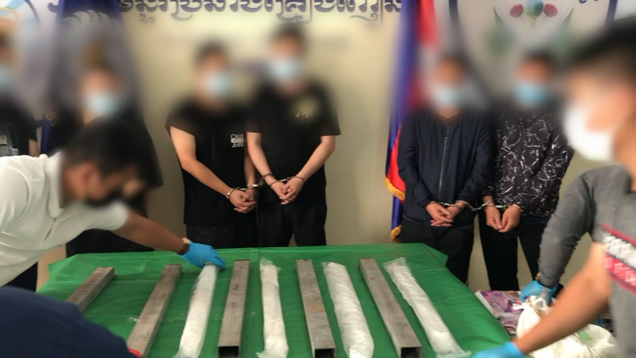 Полиция Китая и Камбоджи изъяла 350 кг метамфетамина