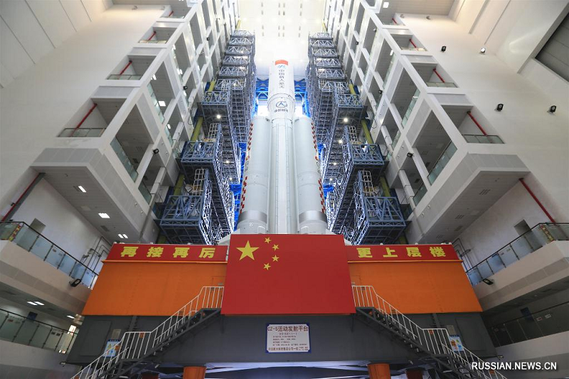 Китай готовится к запуску лабораторного модуля "Вэньтянь"