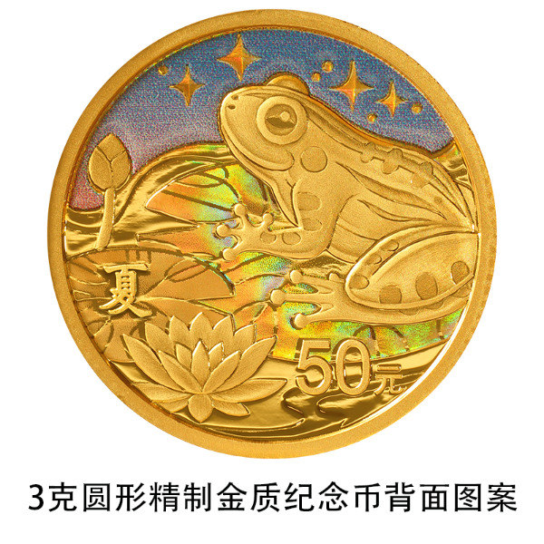 Китай выпустил памятные монеты, посвященные 24 солнечным терминам