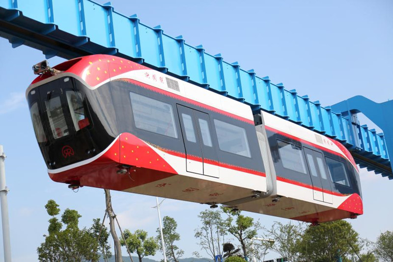 Первый в Китае воздушный рельсовый транспорт на магнитной подвеске с постоянными магнитами “Синго” введен в эксплуатацию