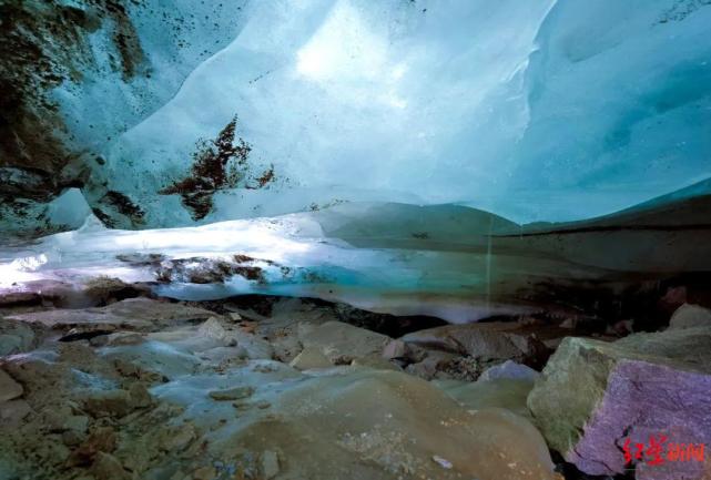 Ледник Дагу в провинции Сычуань накрыт “холодным одеялом”