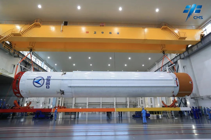 Ракета-носитель для запуска лабораторного модуля "Мэнтянь" китайской космической станции прибыла на космодром
