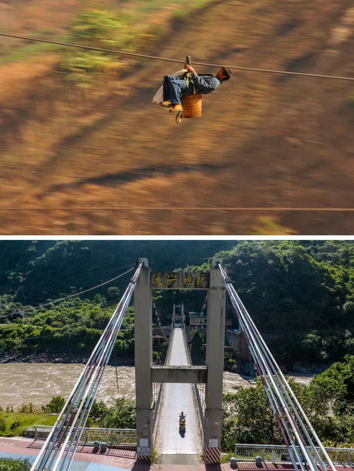 История замены зиплайнов мостами в Северо-западной Юньнани