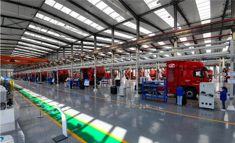 Производство большегрузных автомобилей на водородном топливе в городе Люйлян