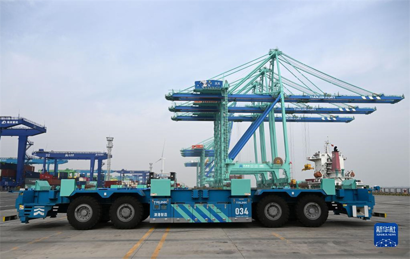 Объем грузооборота терминала с нулевым выбросом углерода в порту Тяньцзинь превысил 1 млн ДФЭ