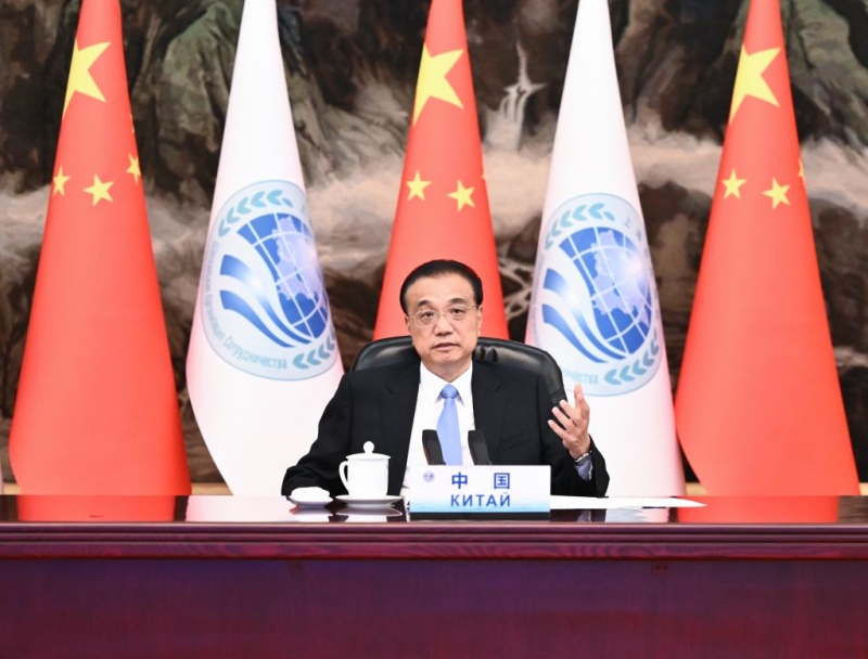 Премьер Госсовета КНР выдвинул предложение из пяти пунктов по содействию сотрудничеству в рамках ШОС