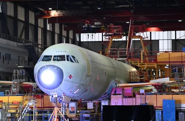 Компания Airbus начала производить самолеты A321 в Тяньцзине