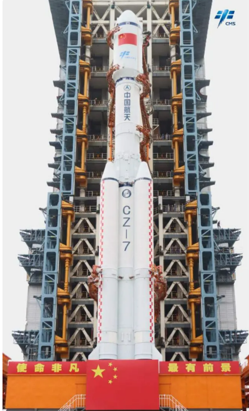 Китай готовится к запуску грузового космического корабля "Тяньчжоу-5"