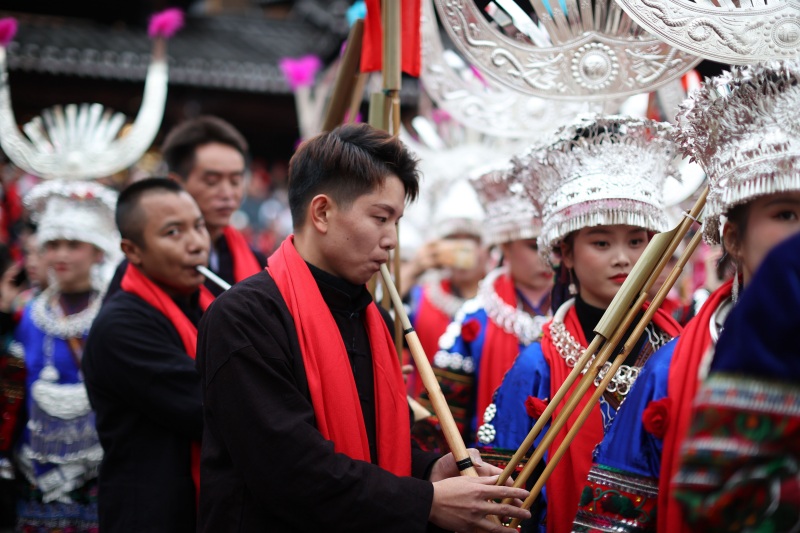 Народность Мяо провинции Гуйчжоу отметила праздник “Гуцзан”