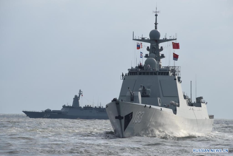 Китай и Россия завершили совместные учения "Морское взаимодействие-2022"