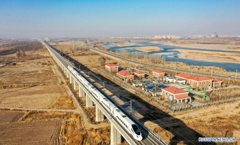 На северо-западе Китая заработал новый участок высокоскоростной железной дороги