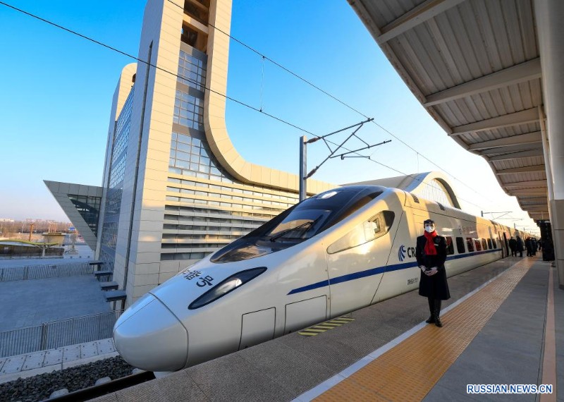На северо-западе Китая заработал новый участок высокоскоростной железной дороги