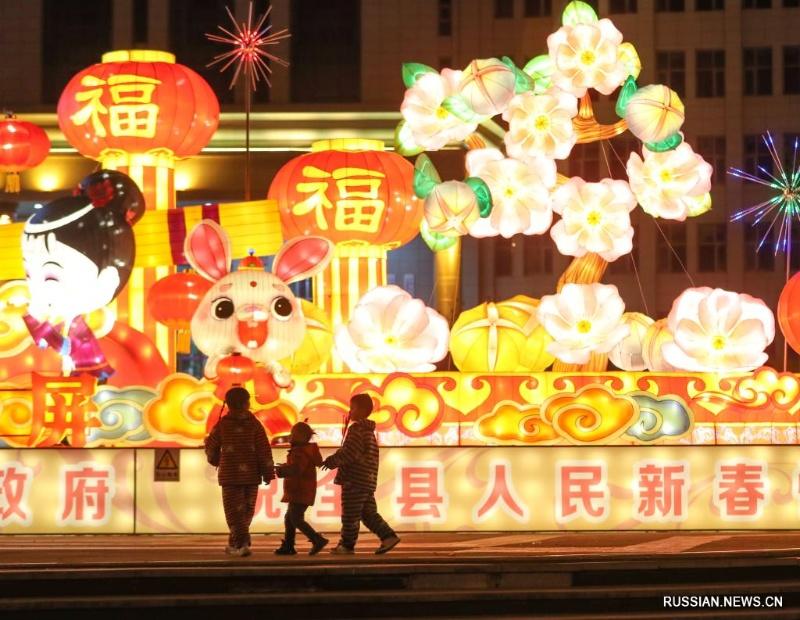 В Китае проводятся различные мероприятия в честь праздника Весны