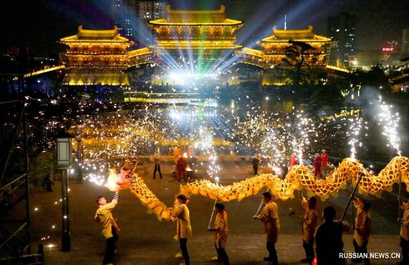 В Китае проводятся различные мероприятия в честь праздника Весны