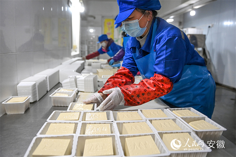 Семейные мини-производства тофу в деревне близ города Хуайнань стали производственным парком тофу