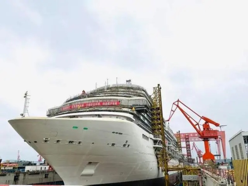 Первый в Китае большой круизный лайнер отечественной постройки будет сдан заказчику в конце 2023 года