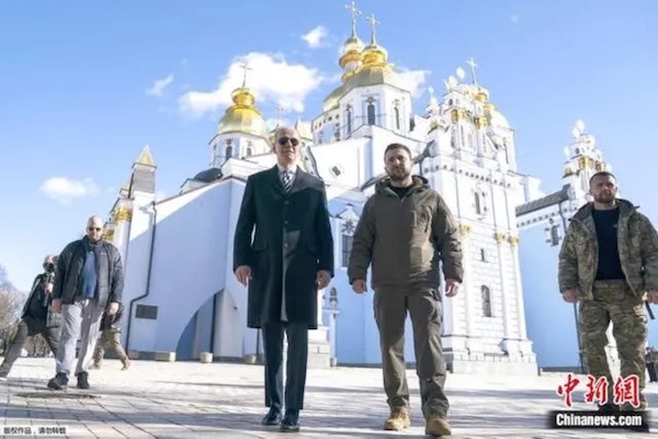 В. Зеленский подтвердил, что Дж. Байден прибыл в Украину с визитом