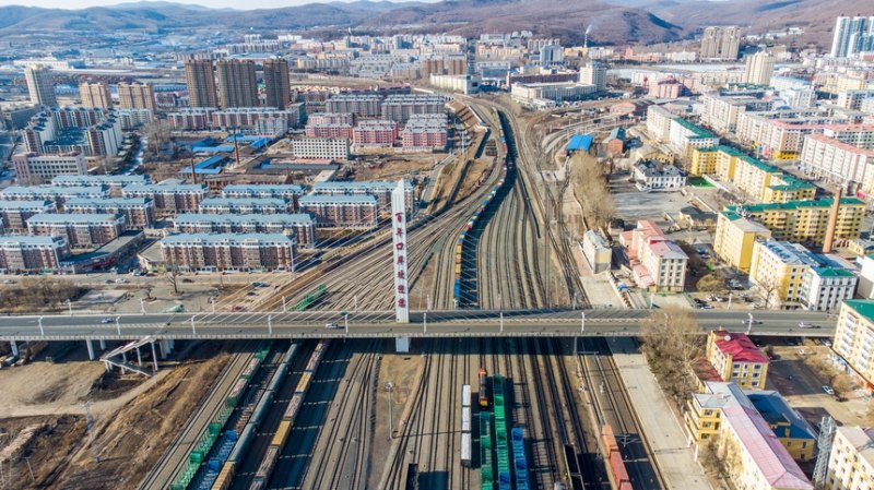Через КПП Суйфэньхэ прошло 2 тыс. поездов Китай-Европа