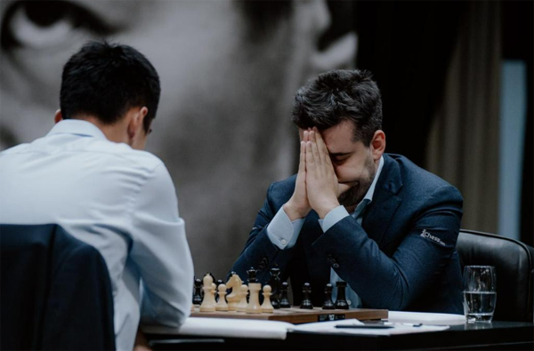 Китайский гроссмейстер Дин Лижэнь сравнял счет с россиянином Непомнящим