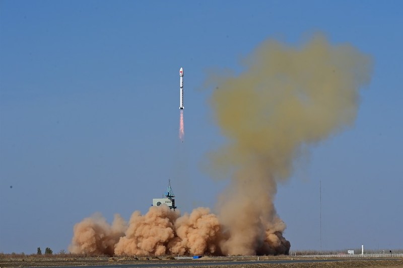 Сотый запуск был произведен с одной из стартовых площадок китайского космодрома Цзюцюань