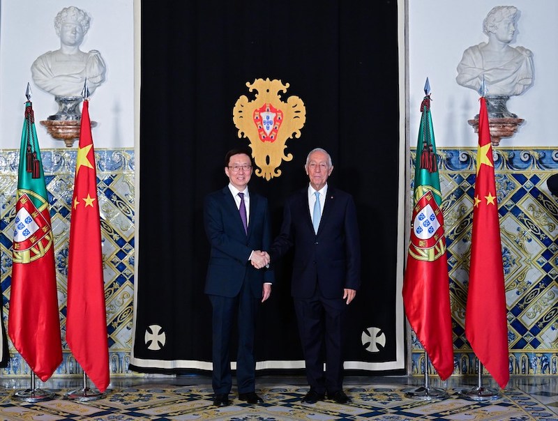 Заместитель председателя КНР Хань Чжэн встретился с президентом и премьер-министром Португалии