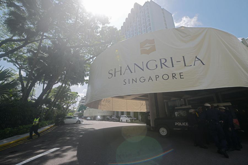 2 июня, отель Шангри-Ла в Сингапуре -- место проведения ежегодной конференции "Диалог Шангри-Ла". /Фото: Синьхуа/