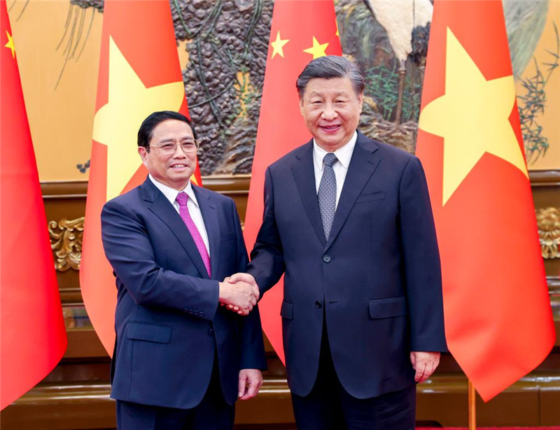 Си Цзиньпин встретился с премьер-министром Вьетнама