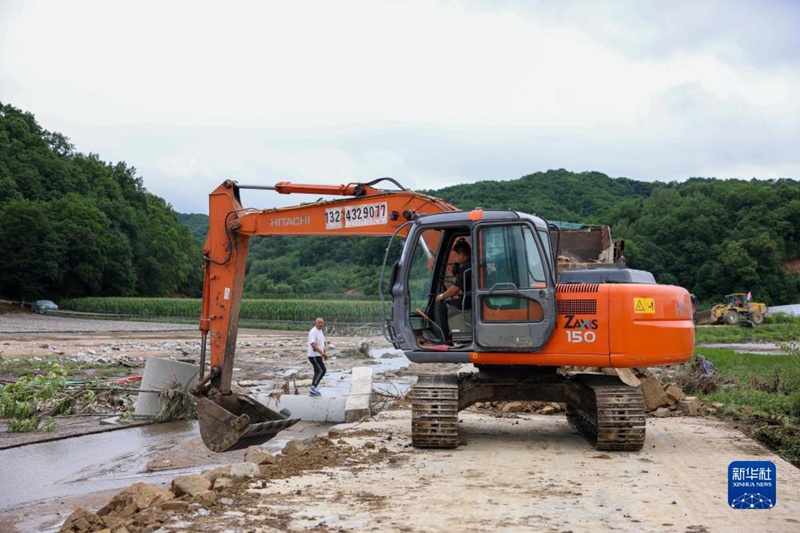В провинции Цзилинь борются с последствиями проливных дождей