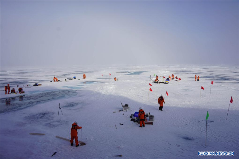 Китайская экспедиция приступила к исследовательской работе в Северном Ледовитом океане