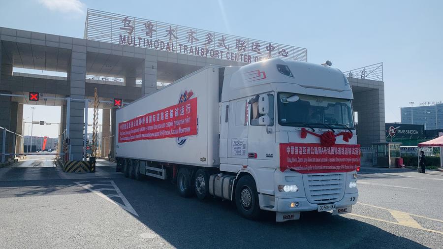 Завершился тестовый автопробег по новому маршруту автомобильных перевозок Китай-Монголия-Россия