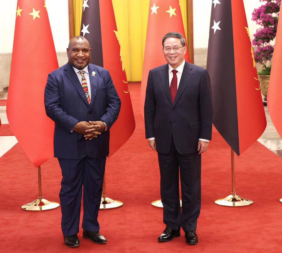 Премьер Госсовета КНР провел переговоры с премьер-министром Папуа-Новой Гвинеи