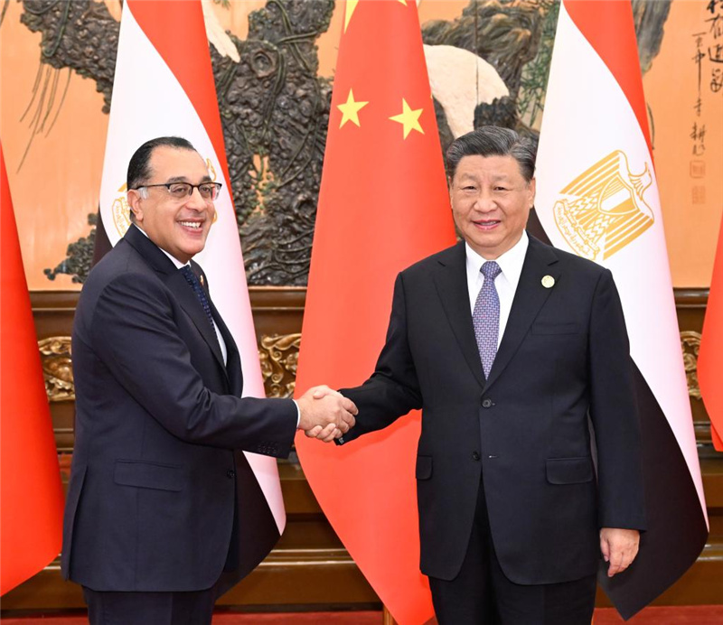 Си Цзиньпин встретился с премьер-министром Египта