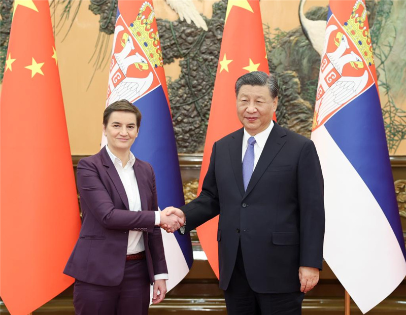 Си Цзиньпин встретился с премьер-министром Сербии
