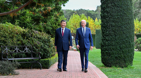 Председатель КНР Си Цзиньпин провел встречу с Президентом США Джо Байденом